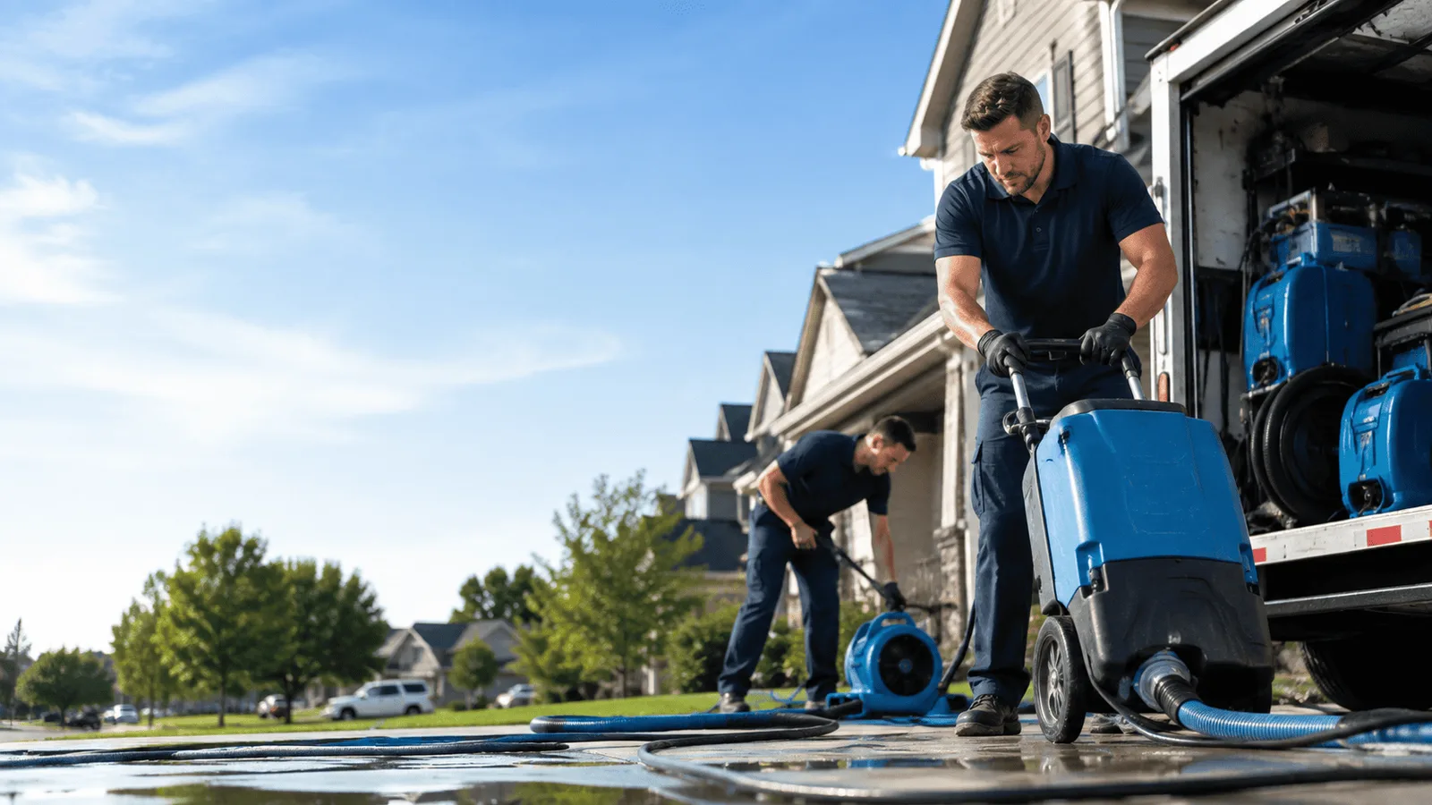 Structural Drying being performed in Dupont, WA